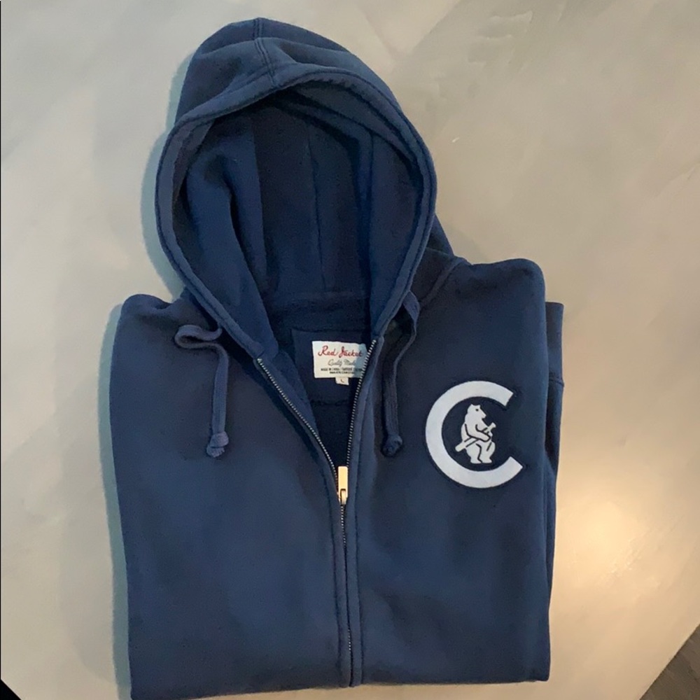 Chicago Cubs hooded sweatshirt large